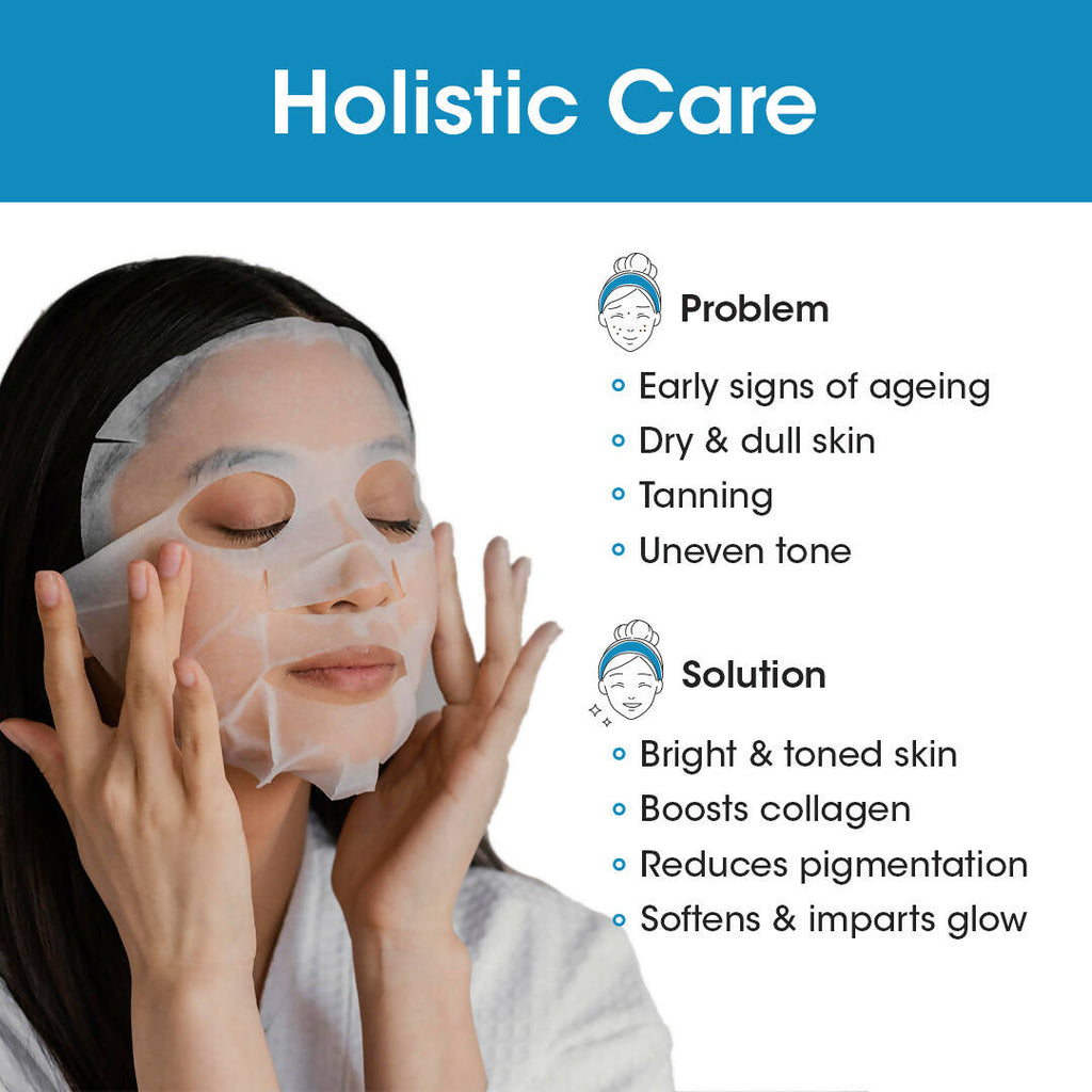 TAC - The Ayurveda Co. Nalpamaradi Serum Sheet Mask | with Aloe Vera & Sandalwood