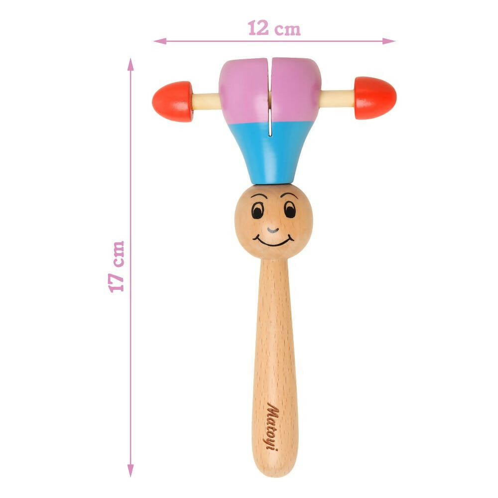 Matoyi Gifting Set ? Wooden Baby Rattles