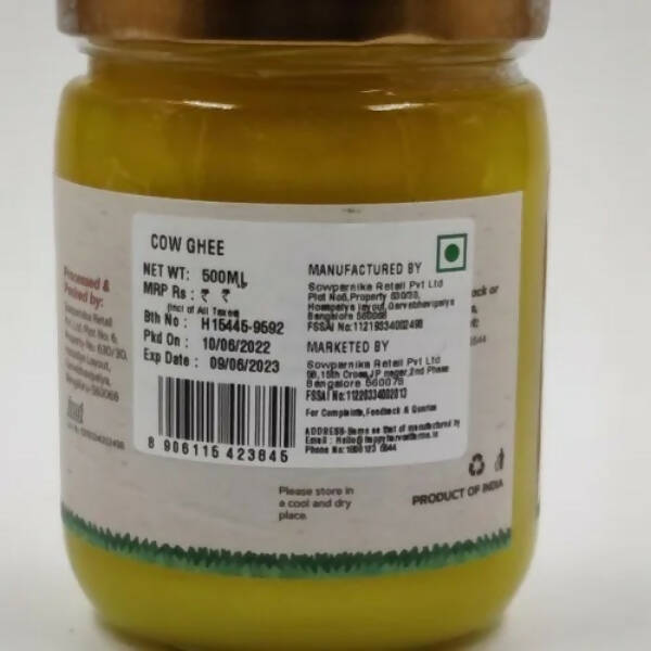 Happy Harvest Farms Natural Cow Ghee | Traditional Cow Ghee | Organic & Premium Ghee