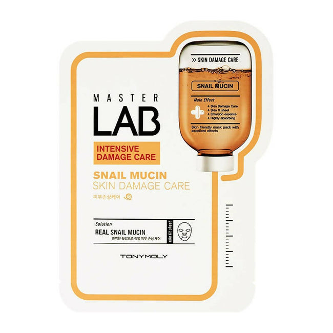 Tonymoly Master Lab Snail Mucin Mask Sheet - Korean Skincare Hover Image