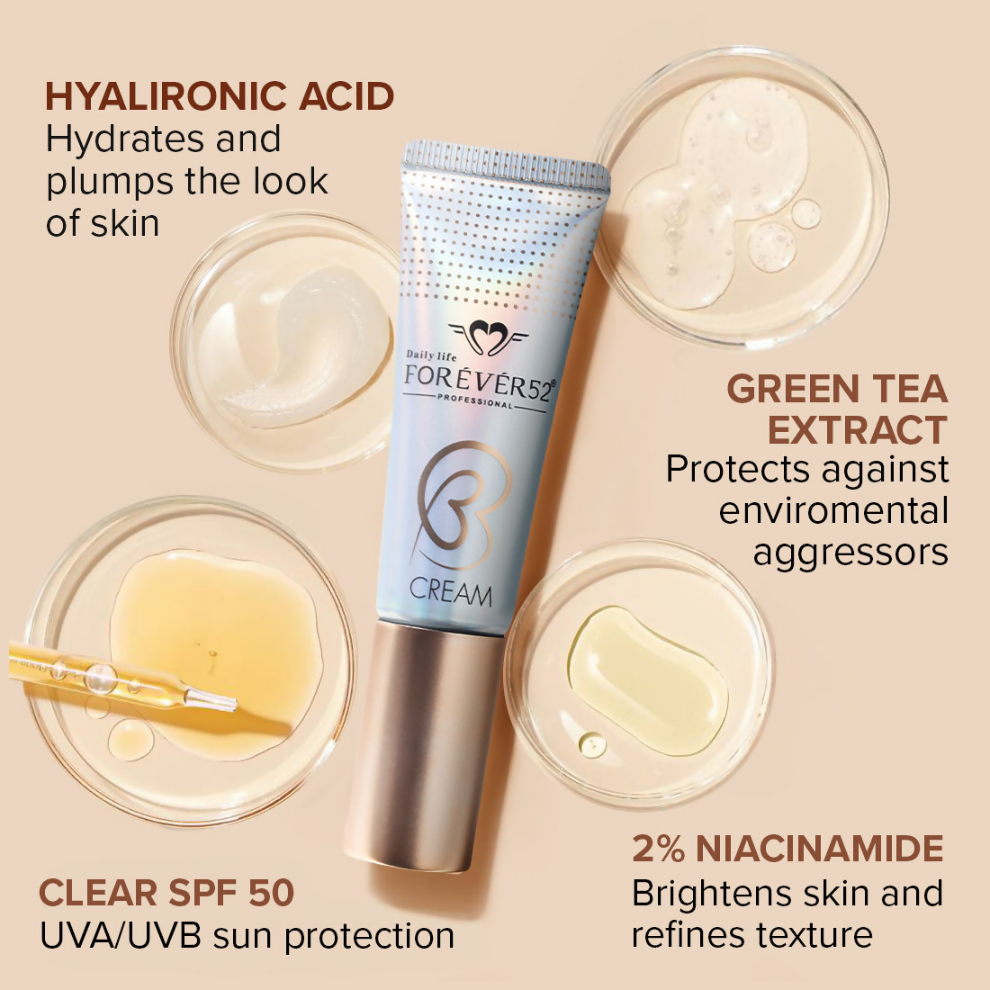 Daily Life Forever52 BB Cream Spf 50 ZB003