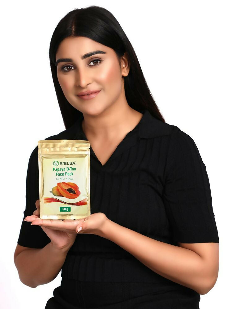 Belsa Herbals Organic Papaya D-Tan Face Pack