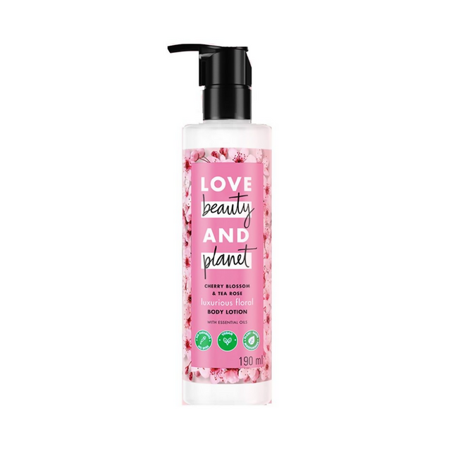 Love Beauty And Planet Cherry Blossom & Tea Rose Body Lotion Hover Image