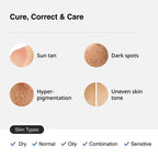 Cureskin Body and Face Tan Corrector - Remove Tan & Achieve Brighter Skin with Kojic Acid, Alpha Arbutin and Niacinamide