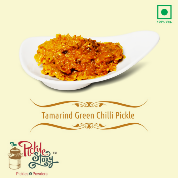 The Pickle Story Tamarind Pickle With Green Chilli