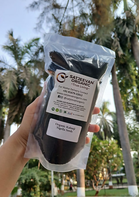 Satjeevan Organic Kalonji Nigella Seeds Hover Image