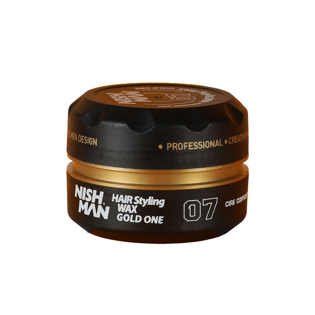 NishMan Hair Styling Wax Gold One