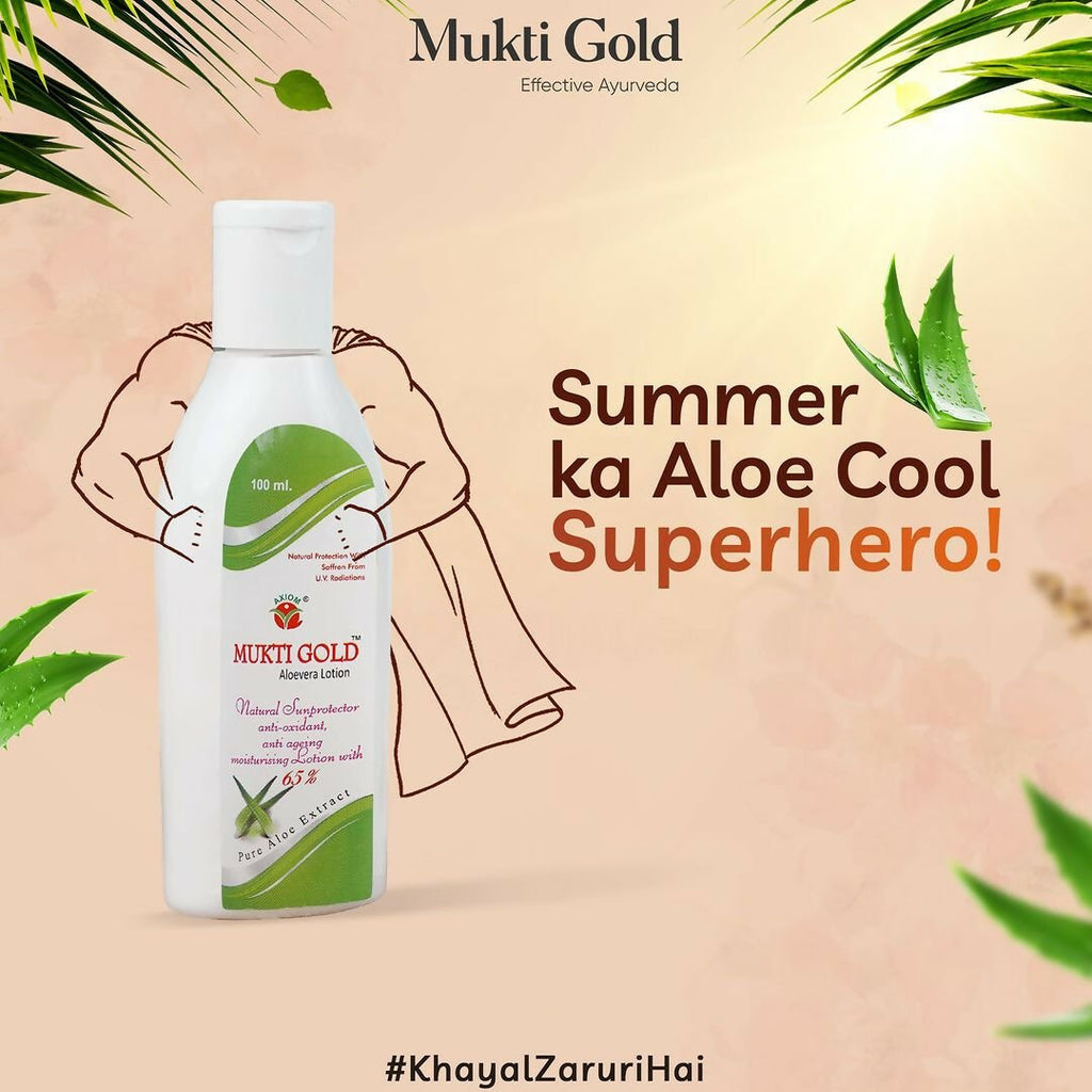 Axiom Mukti Gold Aloevera Lotion