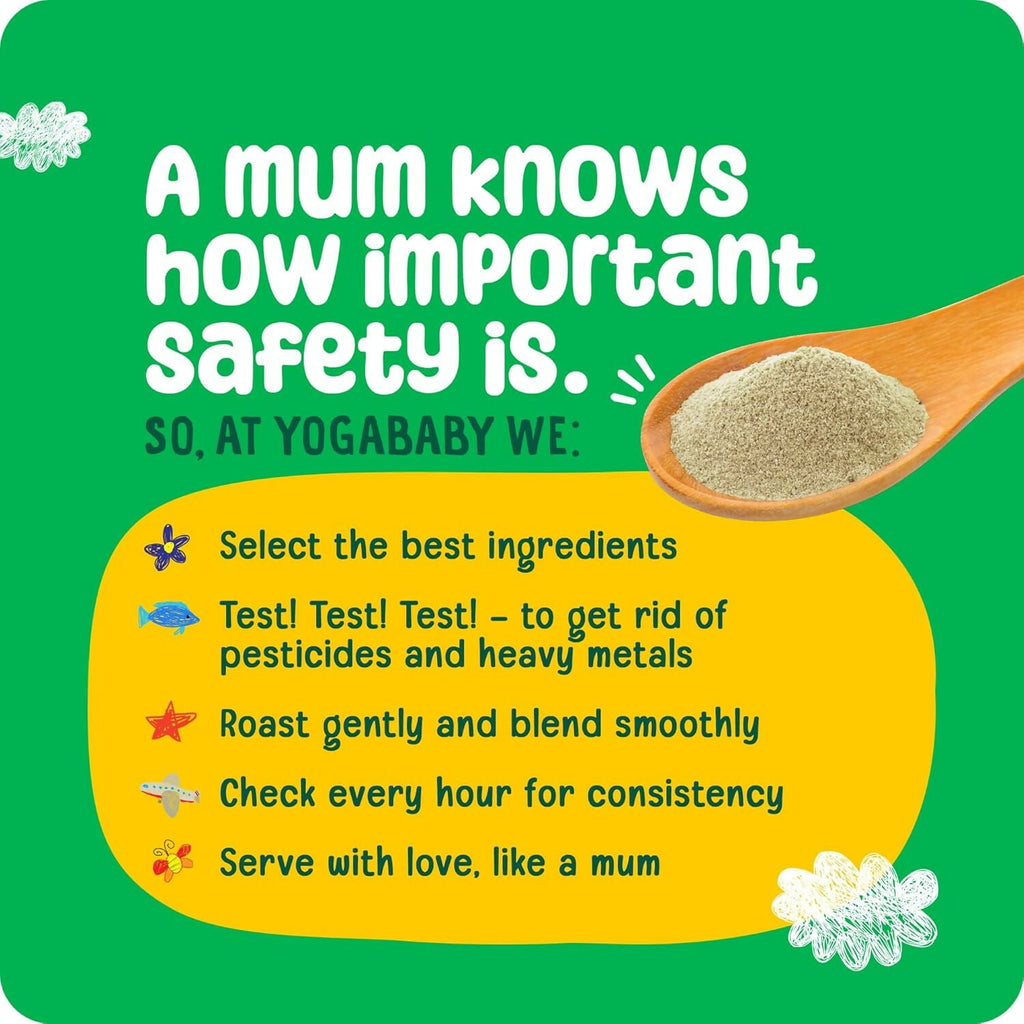 Yogabar Yogababy Saffron & Oats Mix, Healthy Porridge Mix For Infants, Kids, Children