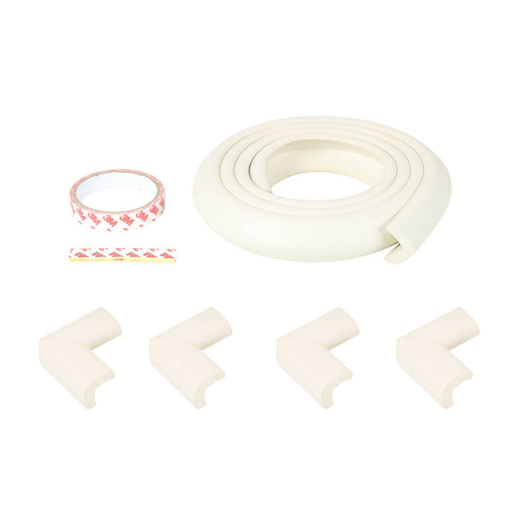 Safe-O-Kid Unique High Density L-Shaped 2 Mtr Long 4 Large Edge Guard With 16 Corner Cushions