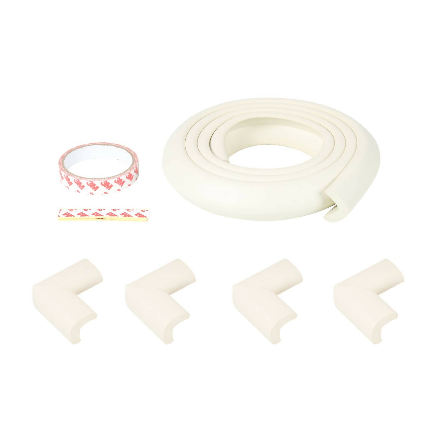 Safe-O-Kid Unique High Density L-Shaped 2 Mtr Long 4 Large Edge Guard With 16 Corner Cushions