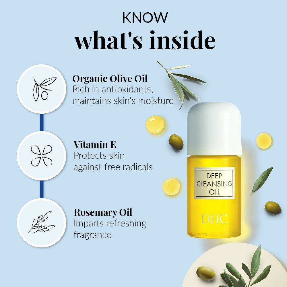 DHC Beauty Deep Cleansing Oil, Makeup Remover For All Skin Types