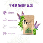 Shuddh Natural Premium Freeze Dried Culinary Turkish Basil