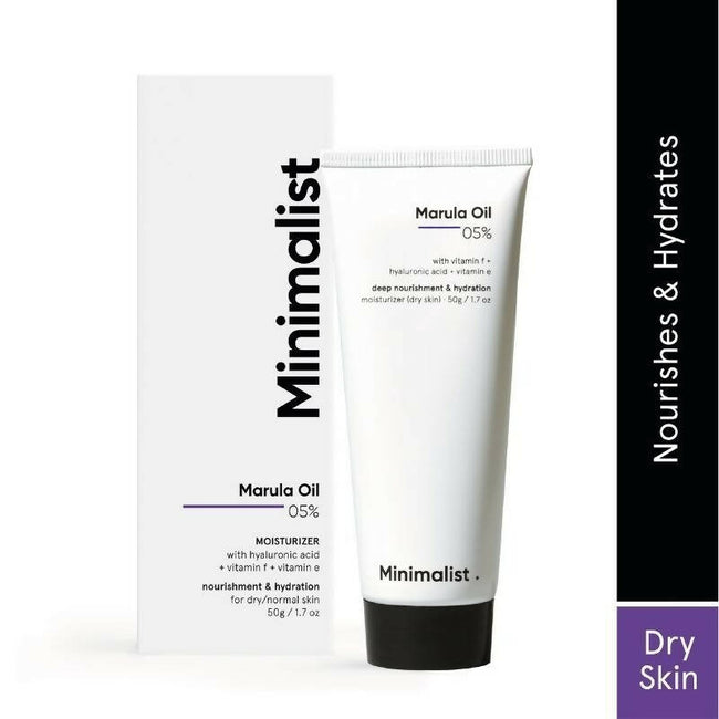 Minimalist 5% Marula Oil Moisturizer With Hyaluronic Acid & Vitamin F & E Main Image