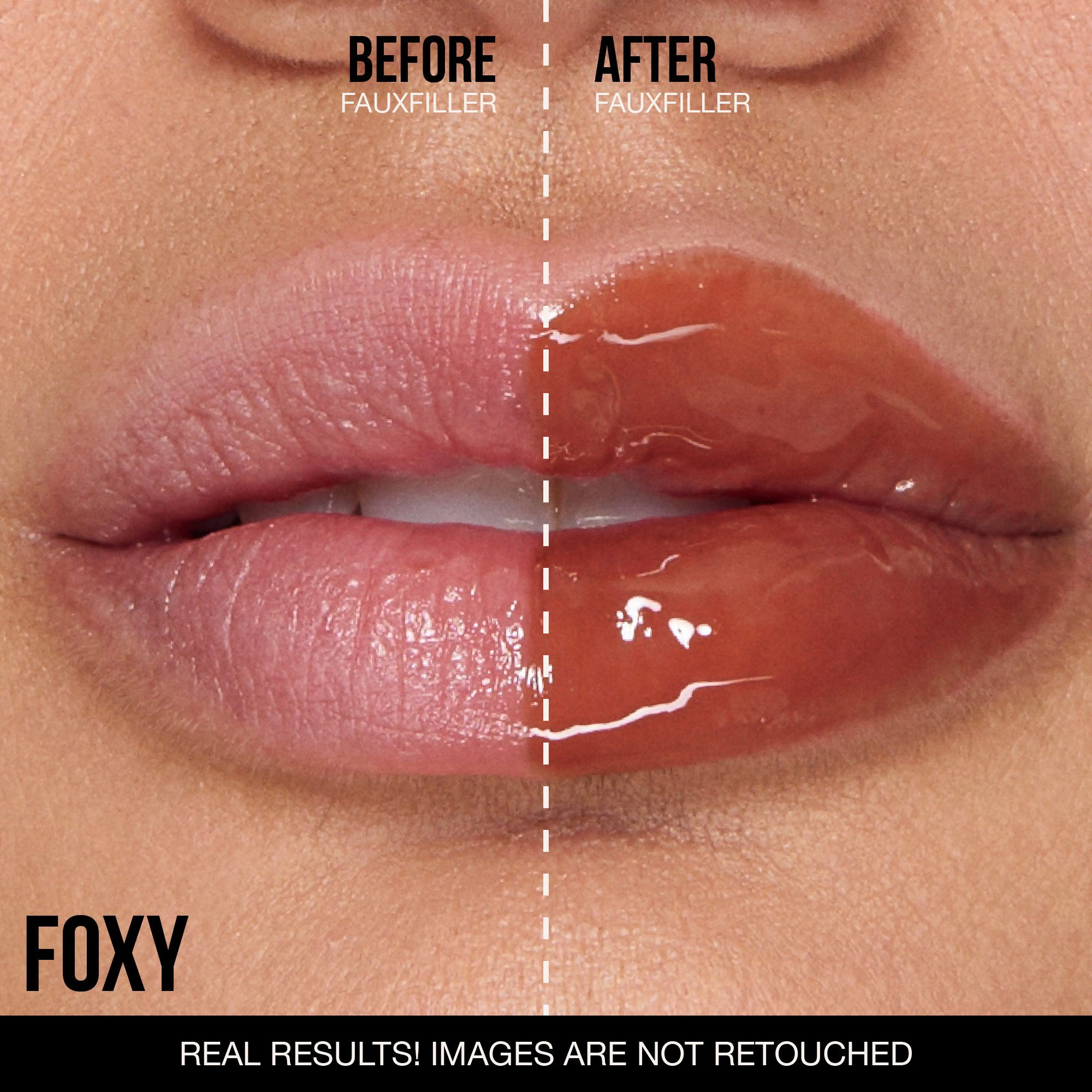 Huda Beauty Faux Filler Extra Shine Lip Gloss - Foxy