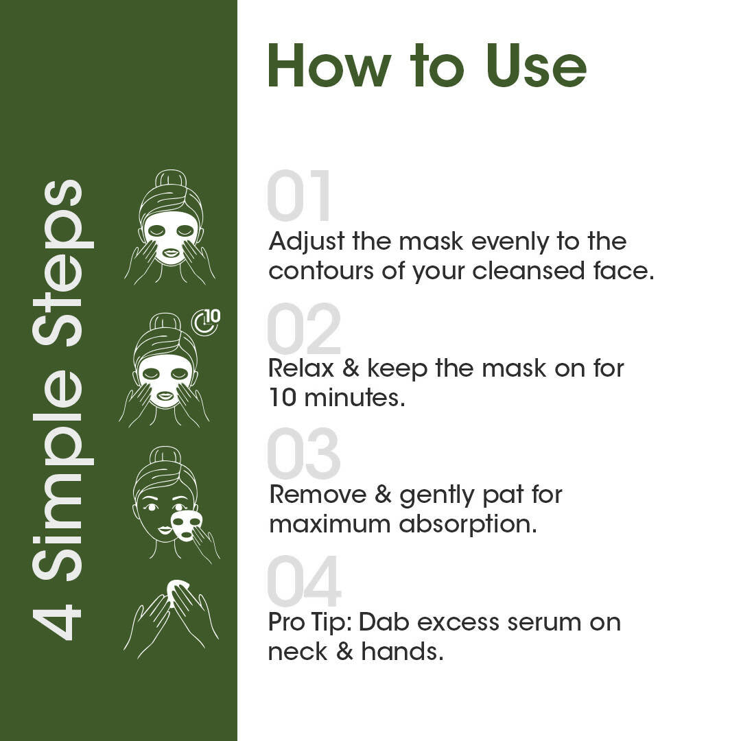 TAC - The Ayurveda Co. Eladi Serum Sheet Mask with Neem