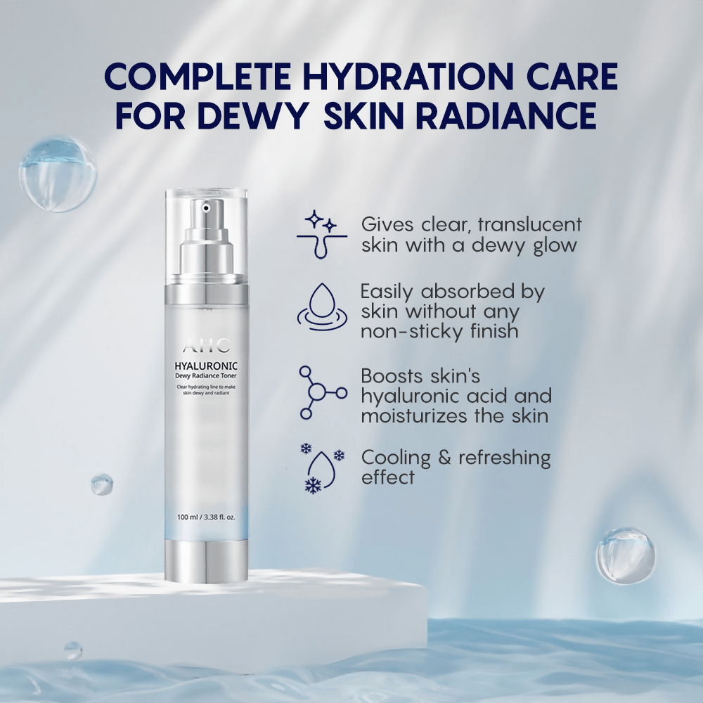AHC Hyaluronic Dewy Radiance Toner - Korean skincare