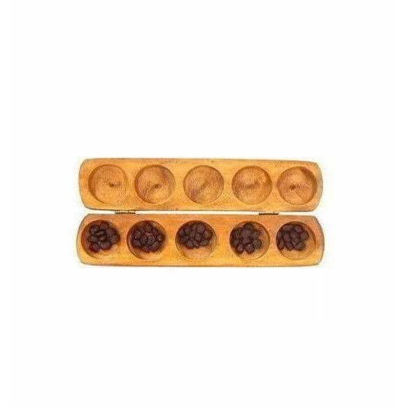 Ancient Living Vamana Guntalu / Pallanghuzi / Mancala wooden Board Game Main Image