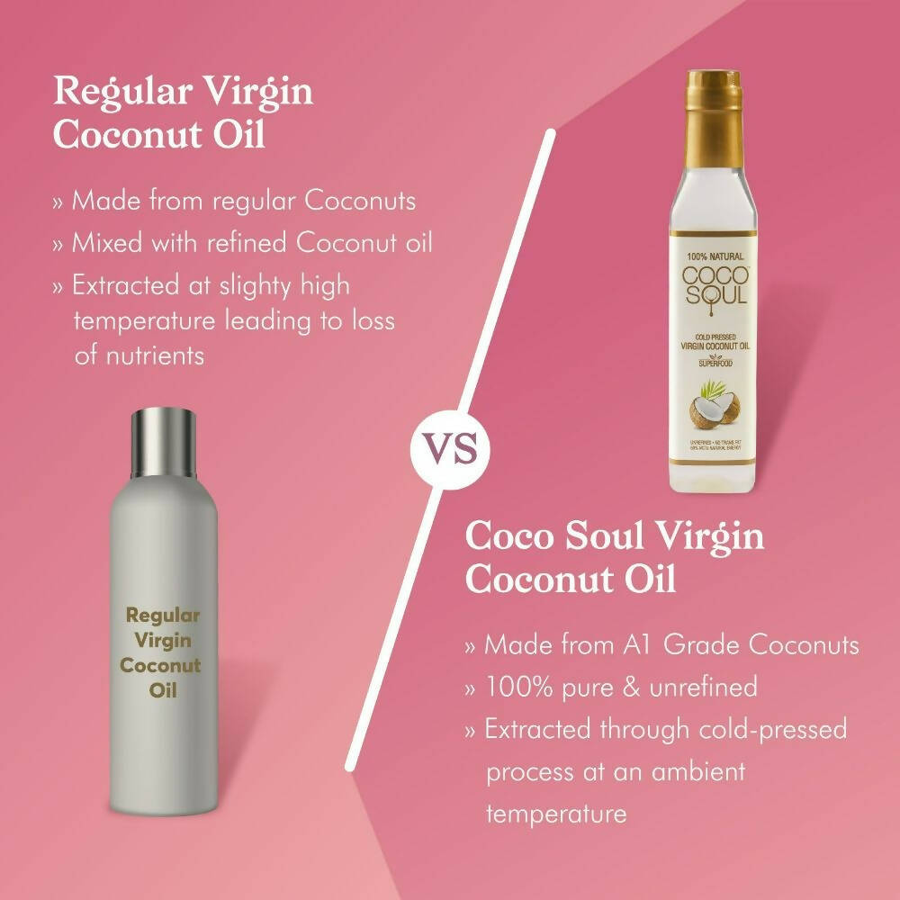 Coco Soul Cold Pressed Natural Virgin Coconut Oil