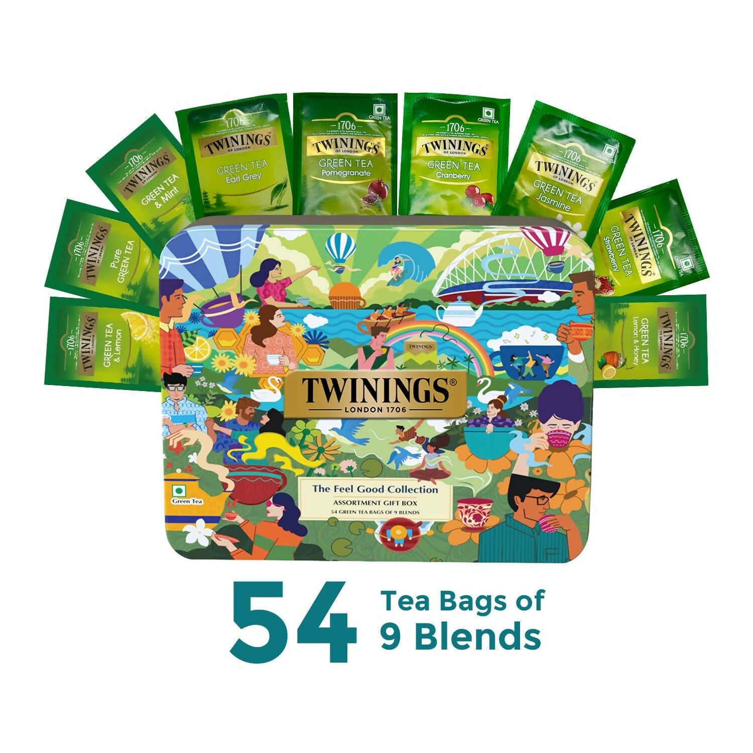 Twinings The Feel Good Collection Assortment Tea Gift Set