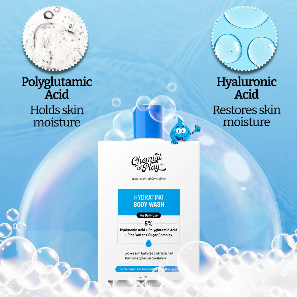 Chemist At Play Hydrating with Face Cleanser, Moisturiser & Body Wash Combo