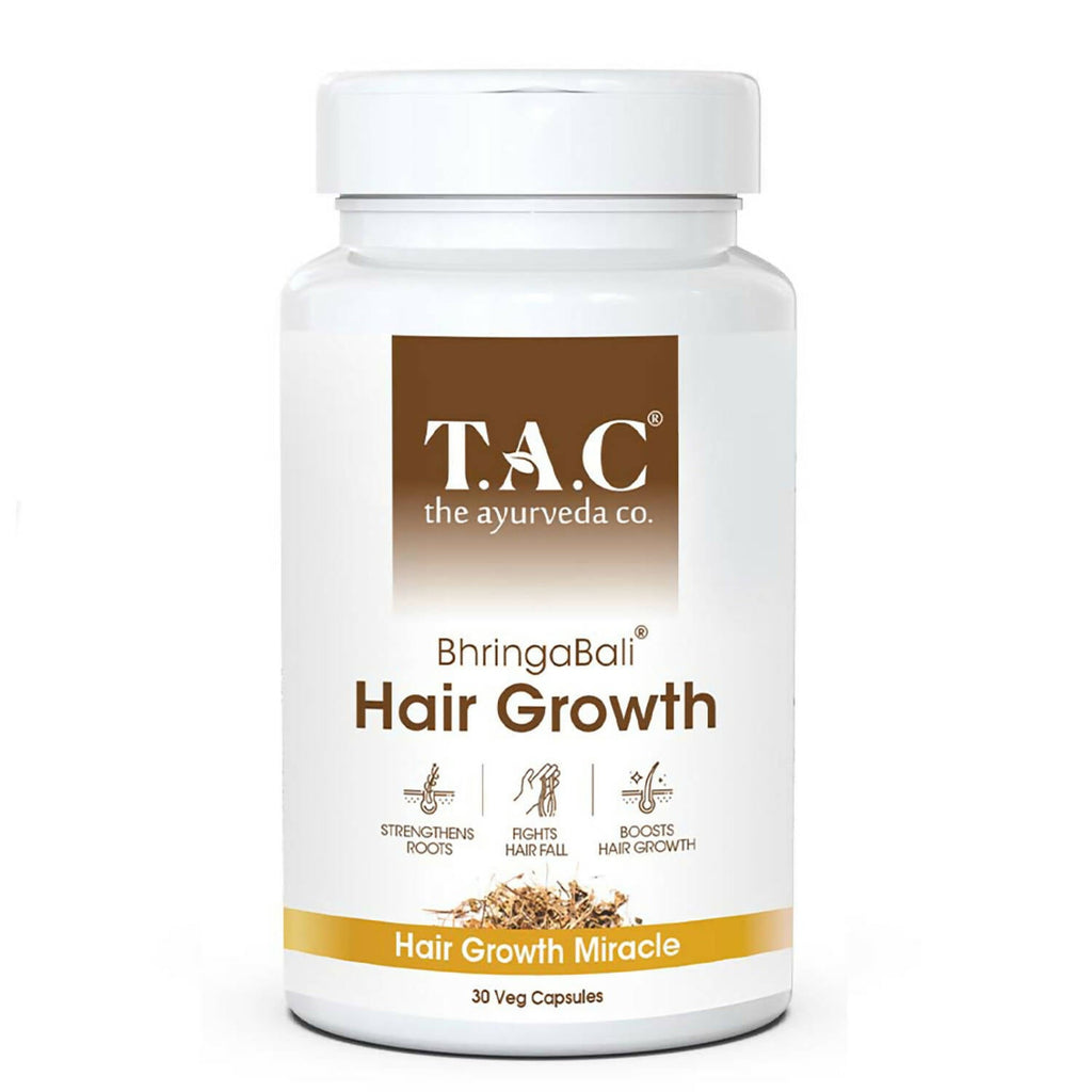 TAC - The Ayurveda Co. BhringaBali Hair Growth Veg Capsules