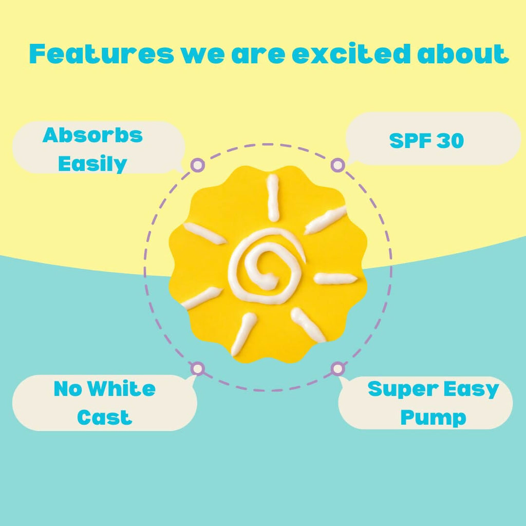 Puddles Kids Happy Troupers Mineral Sunscreen, Age 2-12 Years for SPF 30- UVA, UVB Protection