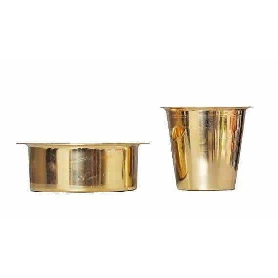Pure Brass Madrasi Filter Coffee Set Hover Image