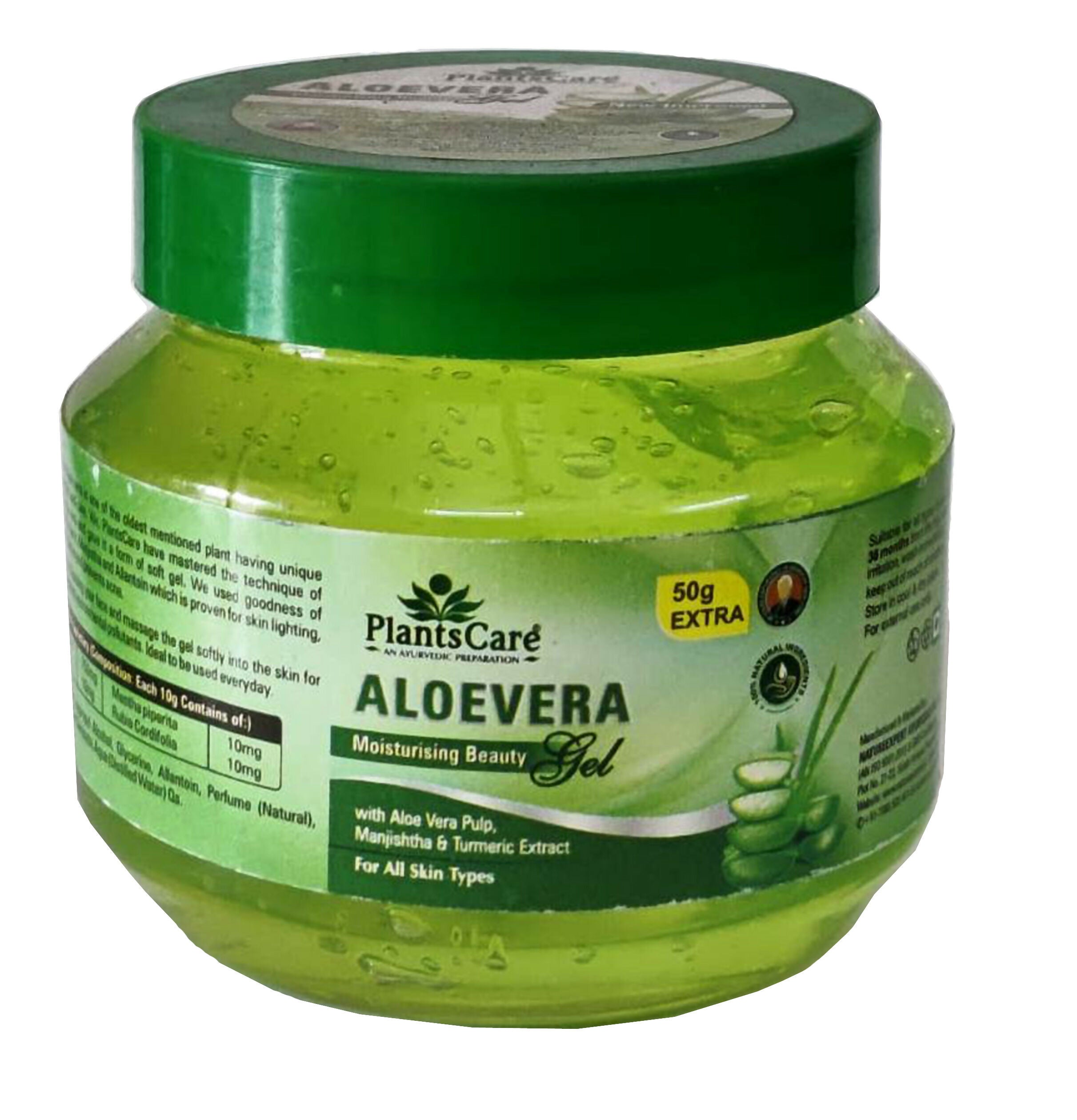 Plants Care Aloevera Moisturising Beauty Gel