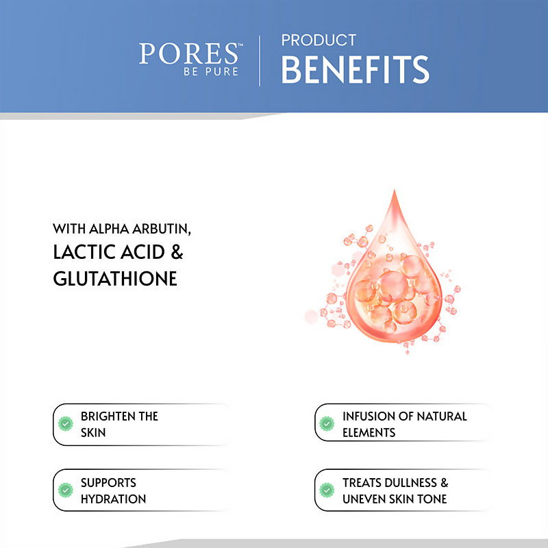 Pores Be Pure Skin Brightening & Exfoliating Face Toner