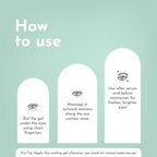 Orimii Under Eye Cream Gel for Dark Circles with Vitamin C