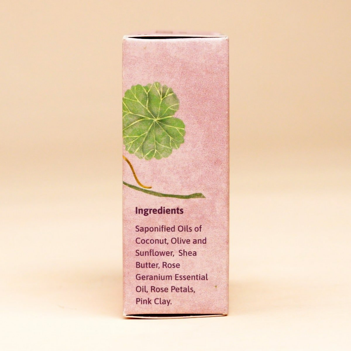 Isha Life Soothe. Rose Geranium With Coconut Oil Handcrafted Soap