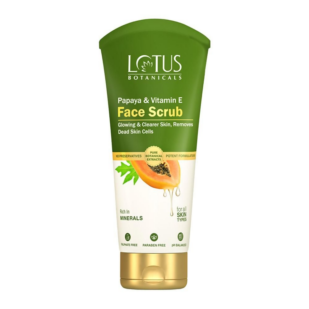 Lotus Botanicals Papaya & Vitamin E Face Scrub