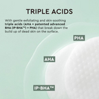 The Face Shop Tea Tree Toner Pads For Acne & Oily Skin With AHA, Ip BHA, PHA & Hyaluronic Acid