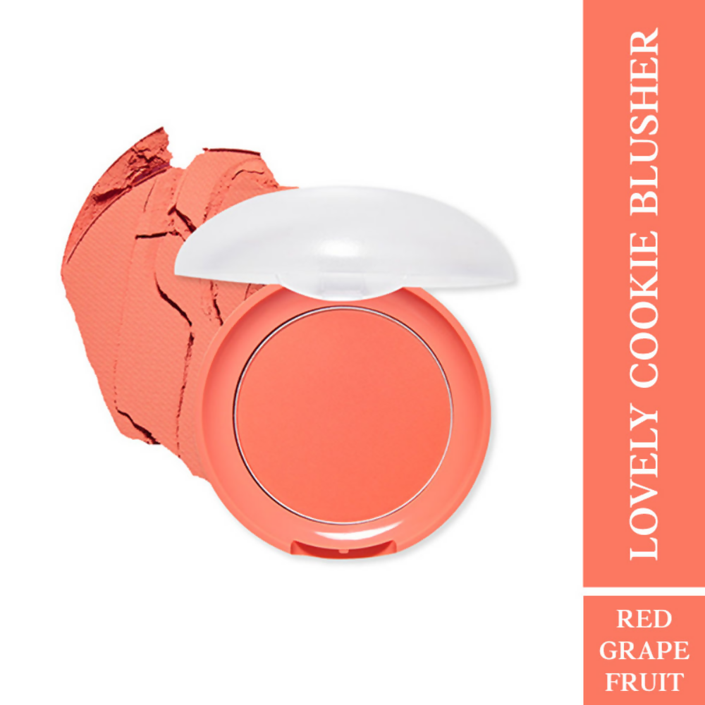 Etude House Lovely Cookie Pressed Powder Blush Rd301 - Red Grapefruit Pudding