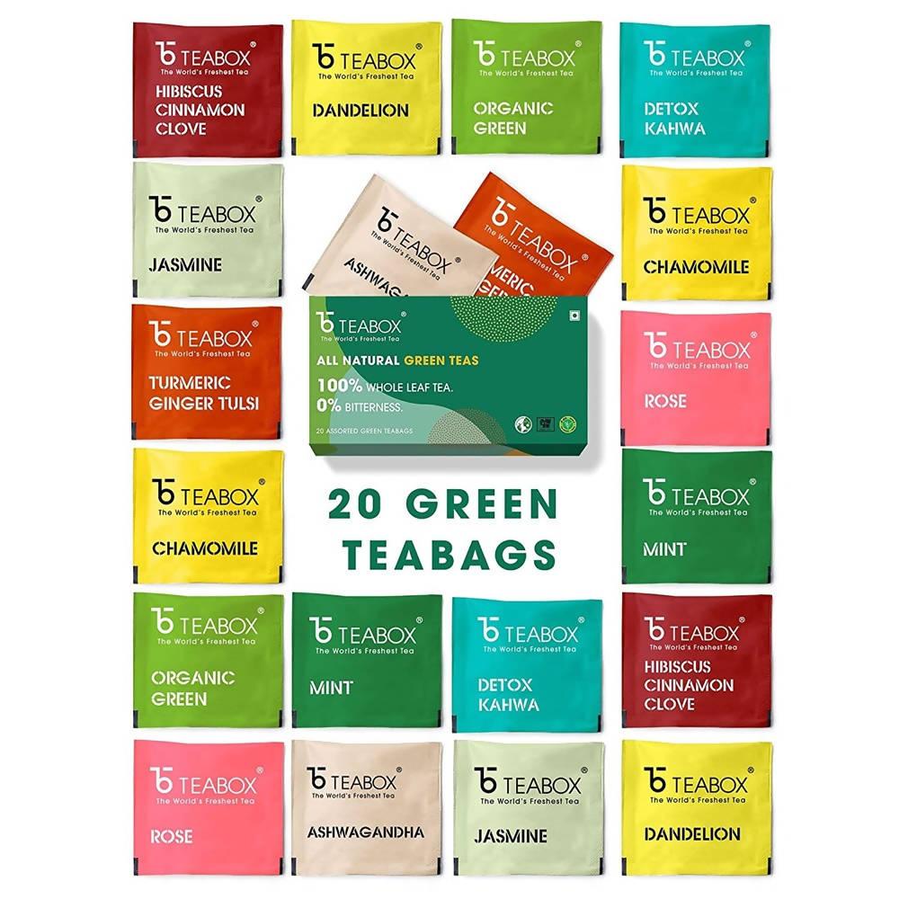 Teabox All Natural Green Teas