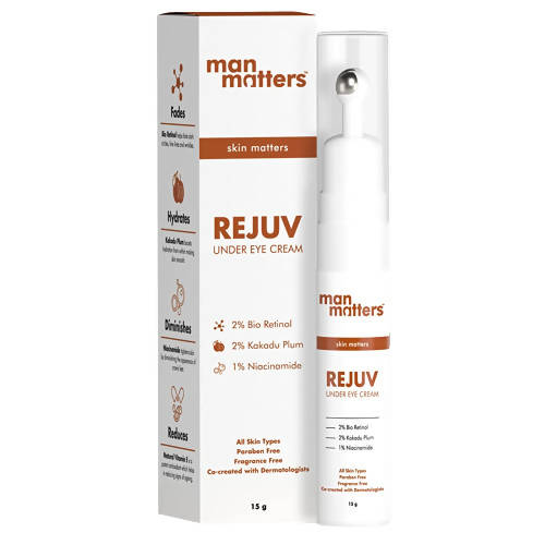 Man Matters Rejuv Under Eye Cream For Men With Kakadu Plum, Bio Retinol & 1% Niacinamide
