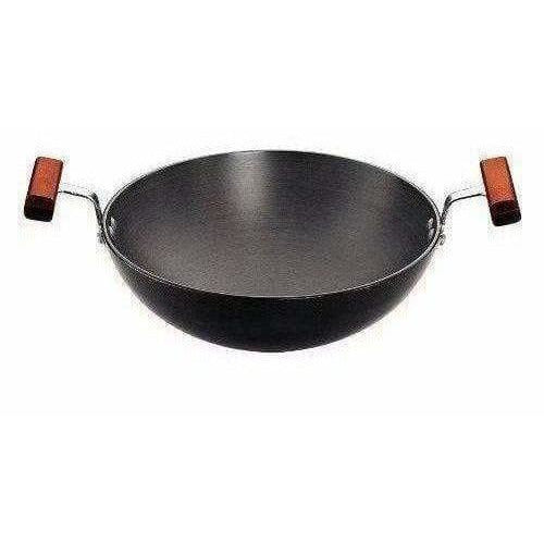 Hard Anodised Round Bottom Deep-Fry Pan Hover Image