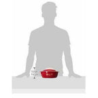 Maroon Color - Plastic Casserole Set of 3 - Pieces