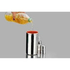 Nirlon Stainless Steel Oil Pot, 1 Litre, Silver