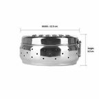 Stainless Steel Spill Free Vegetable Grater with Storage Container