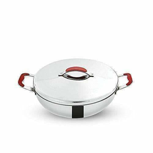 Stainless Steel Kadai with  Lid - 2.5 Litres