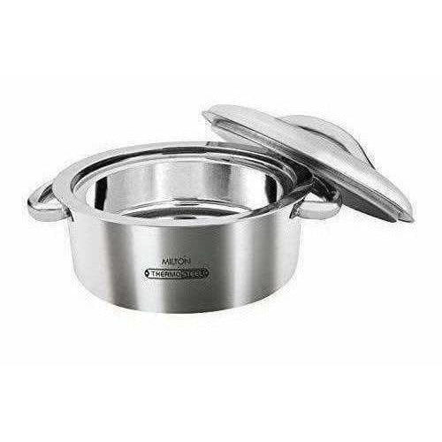 Stainless Steel Casserole, 1.5 Litres, Silver