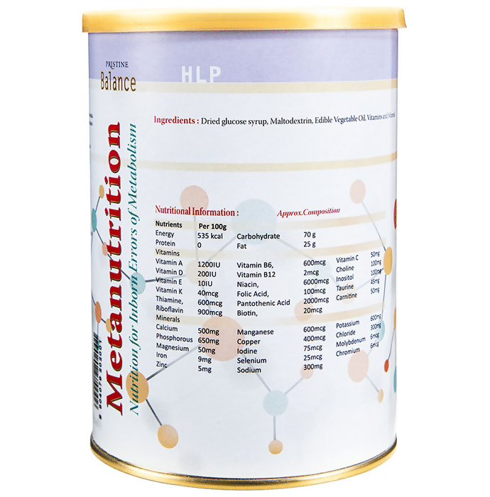 Pristine Balance Metanutrition HLP Powder (Upto 3 Years)- Unflavoured