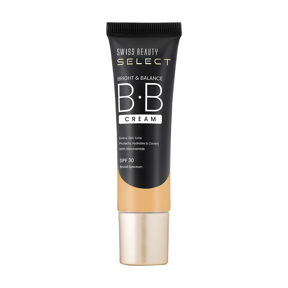 Swiss Beauty Select Bright & Balance BB Cream With Niacinamide - 6 My Cinnamon