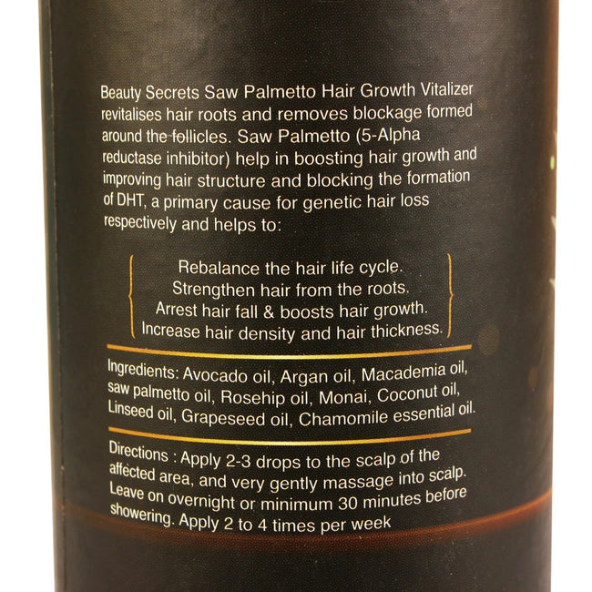 Beauty Secrets Saw Palmetto Hair Growth Serum Main Image