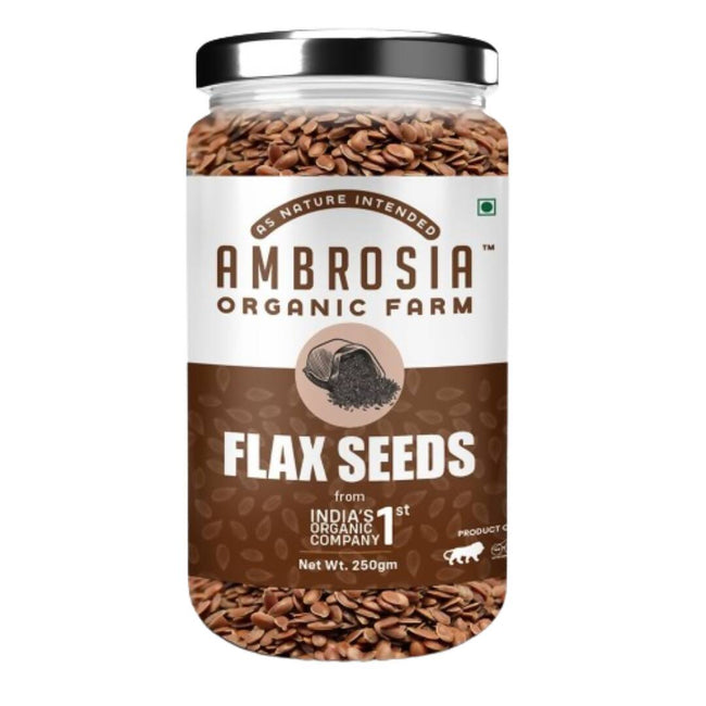 Ambrosia Organic Farm Flax Seeds Hover Image
