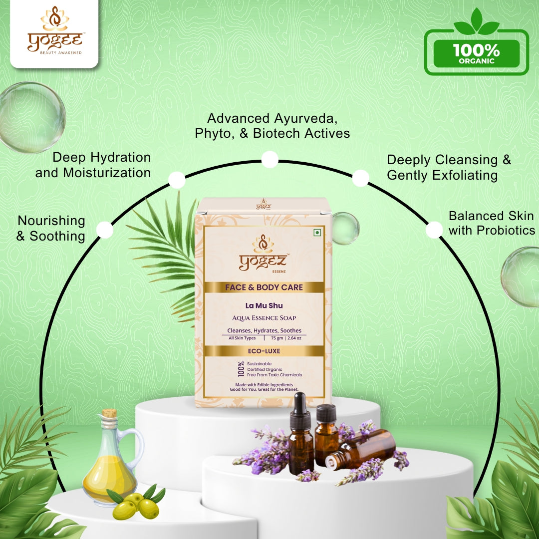 Yogez La Mu Shu Aqua Essence Soap