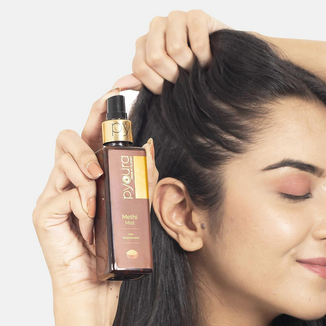 Pyoura Methi Hair Serum Mist Anti-Frizz Non-sticky & Non-greasy Hair Serum For Soft & Shiny Hair Main Image