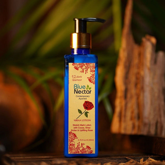 Blue Nectar Niraa Stretch Mark Lotion with Cocoa Butter Shea Butter & Uplifting Rose Main Image